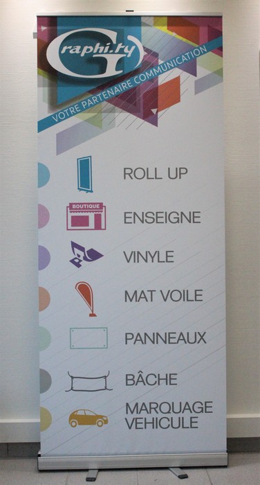 impression roll-up publicitaire lyon (69)