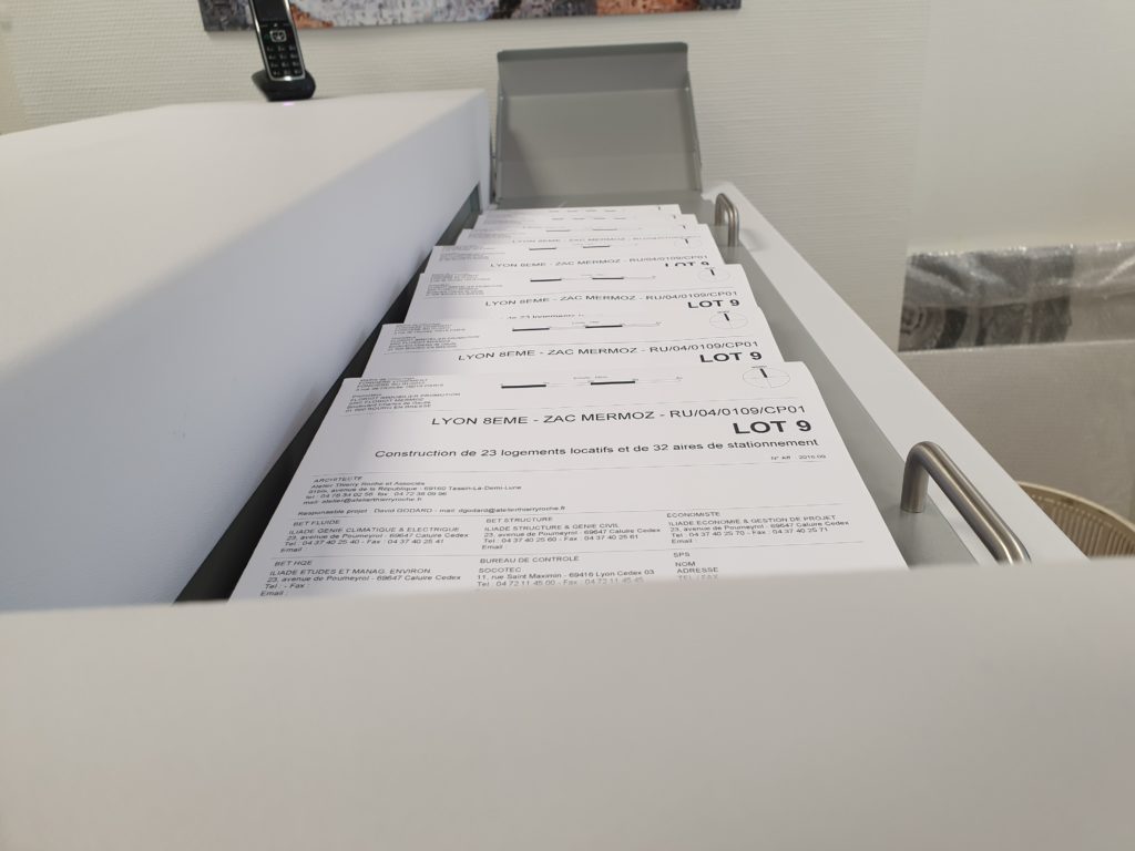 Impression plan grand format